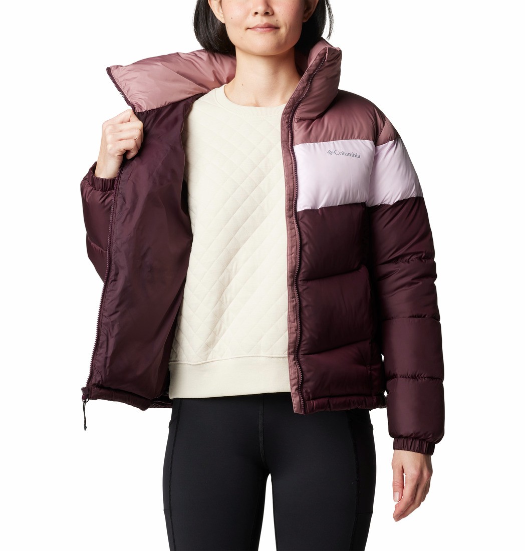 Γυναικείο Μπουφάν Columbia Puffect™ Color Blocked Jacket 2088481-607 Μωβ