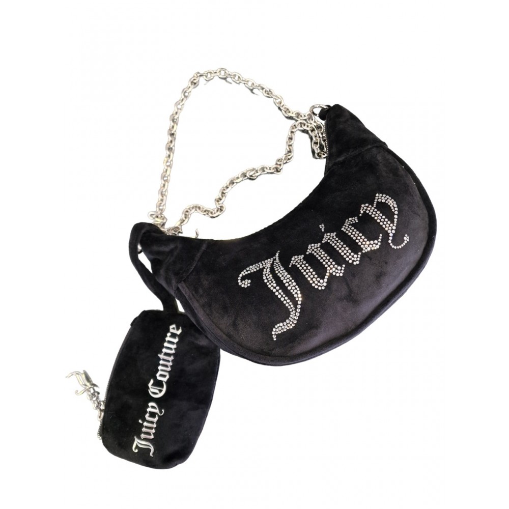 Γυναικεία Τσάντα Juicy Couture Kimberly Small Hobo BEJQL7461WPO-000 Μαύρη