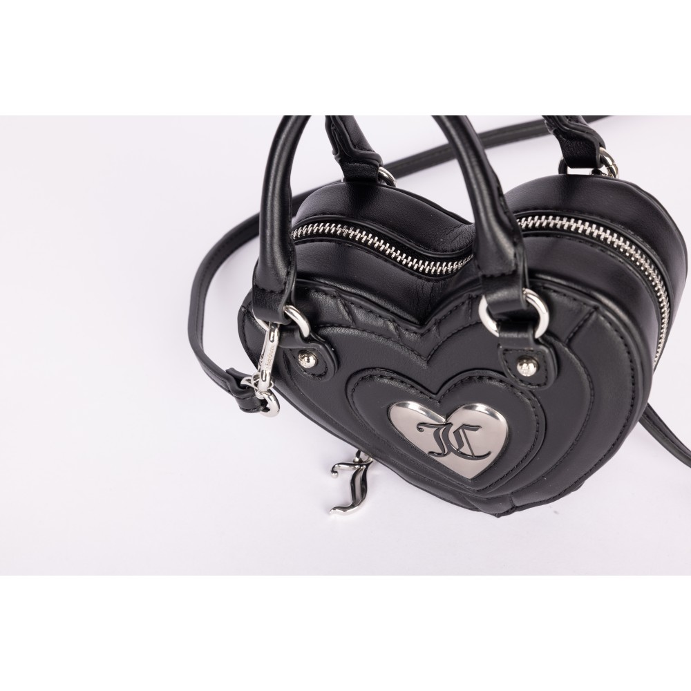 Γυναικεία Τσάντα Juicy Couture Emily Heart Bag BIJE03546WVP-000 Μαύρη