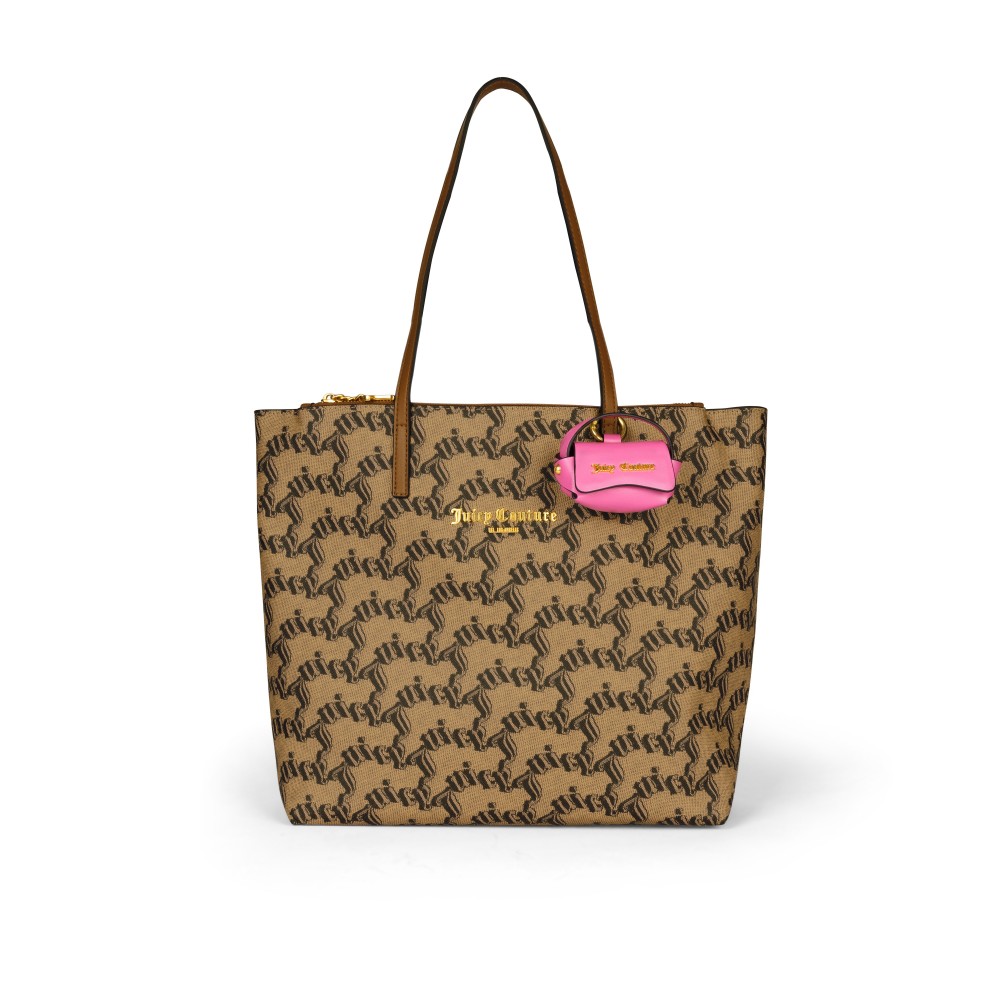 Women Bag Juicy Couture Elettra Reversible Bag BIJEQ7658WVP-521 Tan