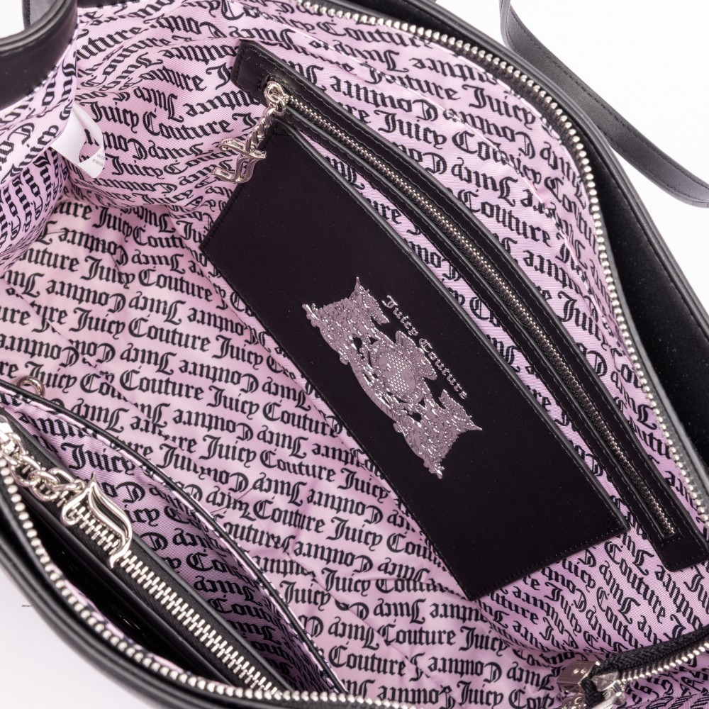 Women Bag Juicy Couture London S. Heart Shopping BIJQS3537WVP-000 Black