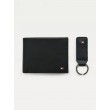 Tommy Hilfiger Gp Eton CcAnd Coin Pocket Keyfob Wallet And Keyfob Set AM0AM07931-BDS Black