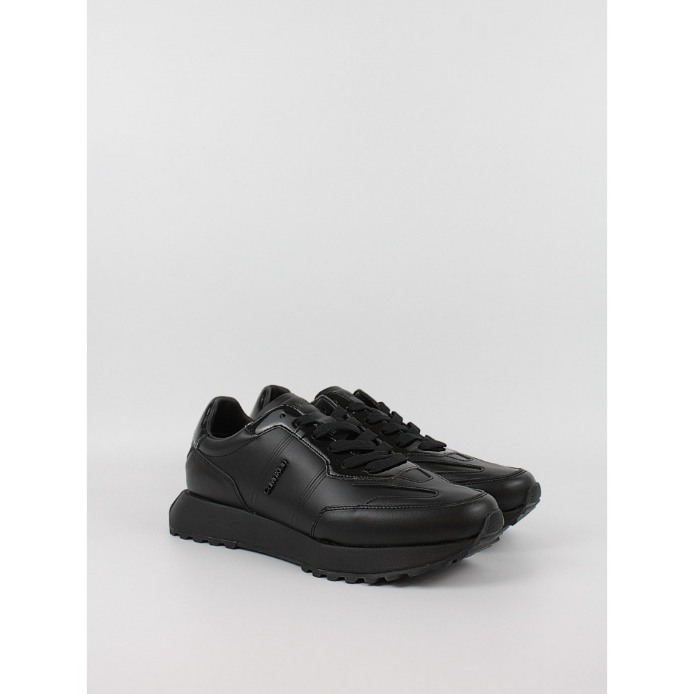 Ανδρικά Sneaker Calvin KLein Low Top Lace Up Lth W Hf HM0HM01479-0GJ Μαύρο