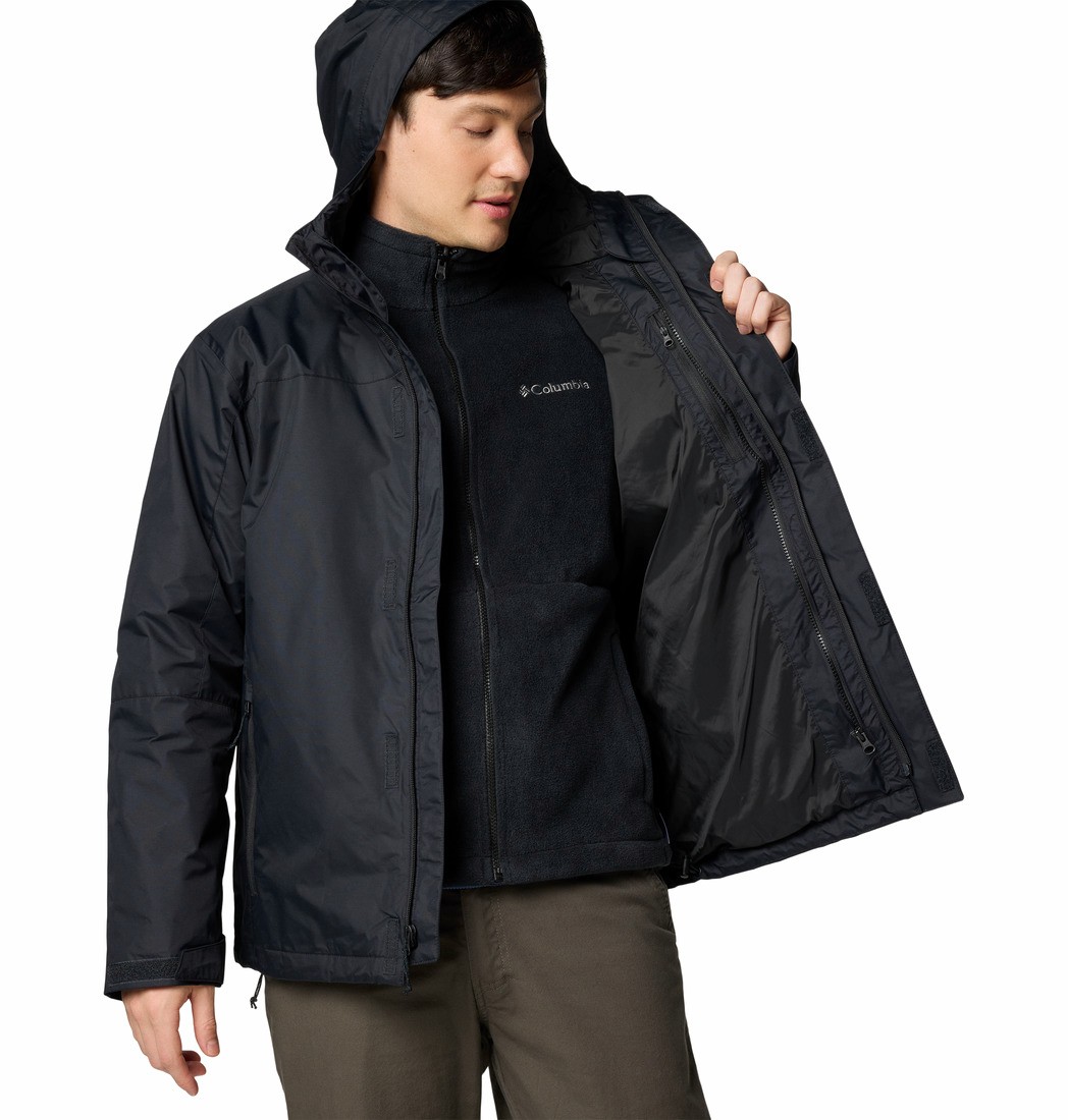 Ανδρικό Μπουφάν Columbia Tunnel Falls™ II Interchange Jacket 2096924-010 Μαύρο