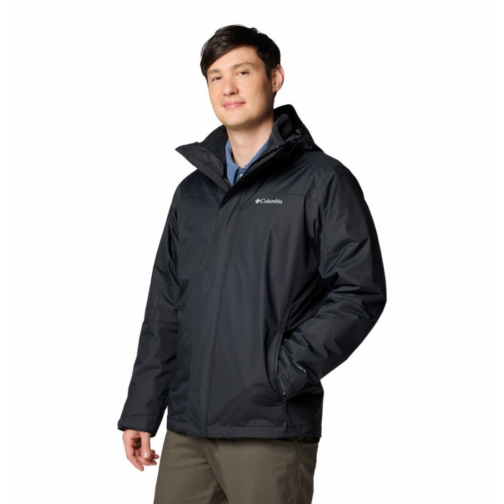 Ανδρικό Μπουφάν Columbia Tunnel Falls™ II Interchange Jacket 2096924-010 Μαύρο