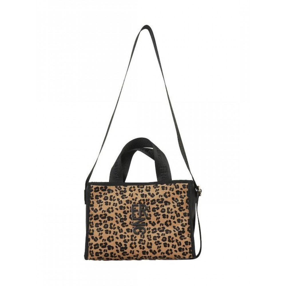 Women's Shoulder Bag FRNC 4946A LEO Leopard