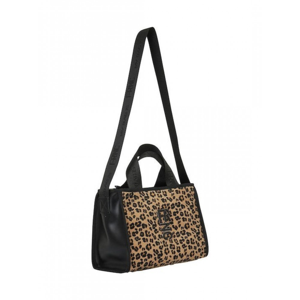 Women's Shoulder Bag FRNC 4946A LEO Leopard