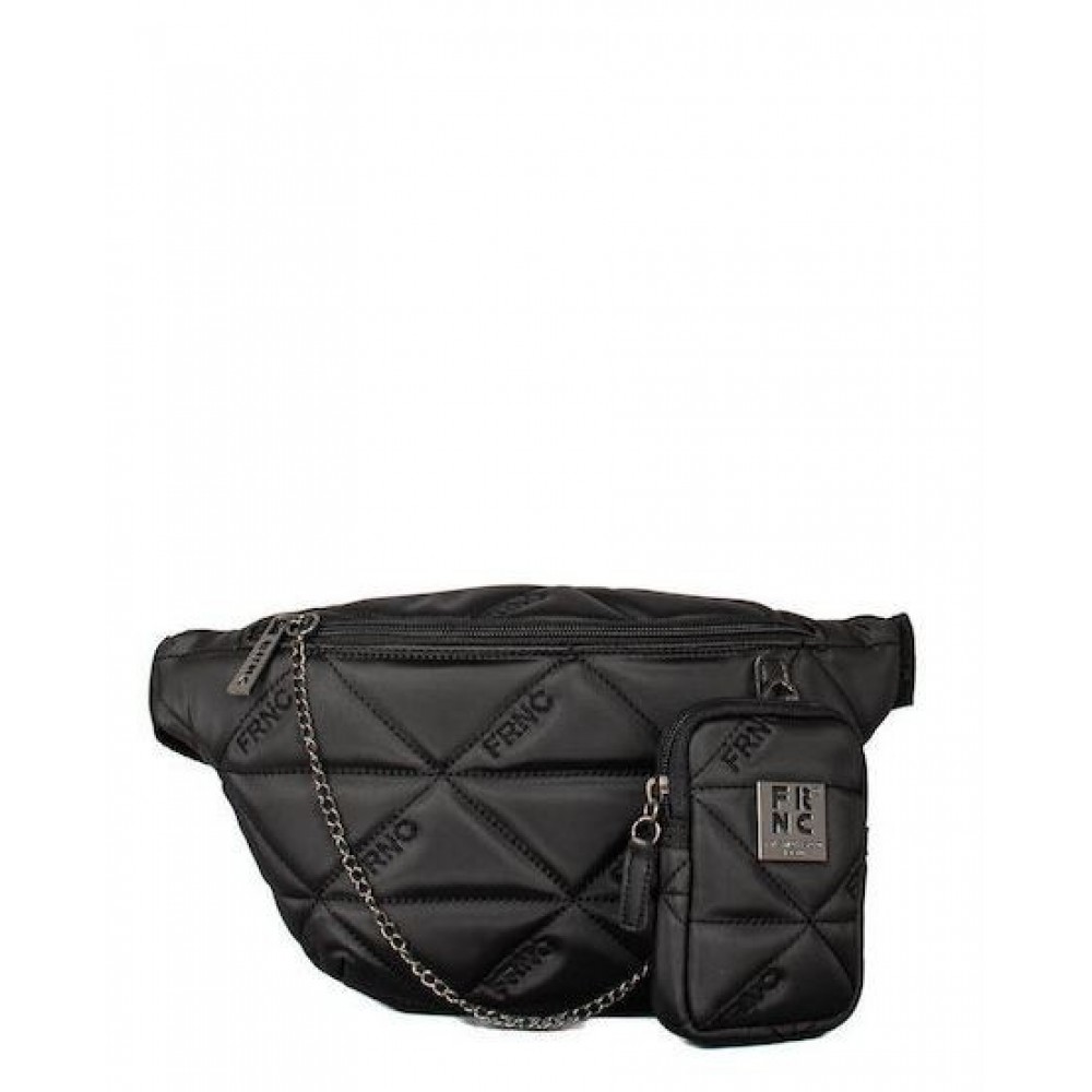 Women's Crossbody Bag FRNC 4101 BLK Black