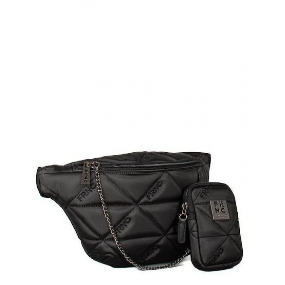 Women's Crossbody Bag FRNC 4101 BLK Black