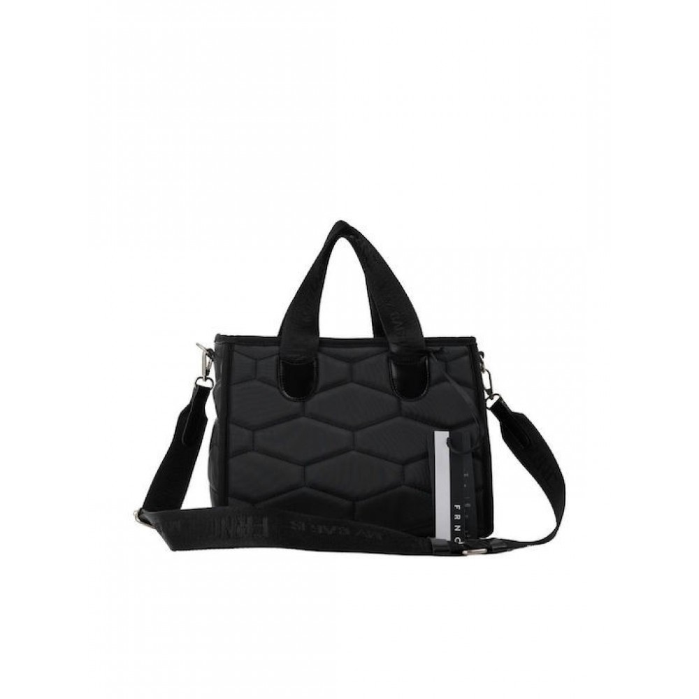 Women's Shoulder Bag FRNC 4946 BLK Black