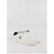 Men Sneaker Calvin KLein Classic Cupsole Low Lace up Lth YM0YM00864-01W White