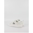 Women Sneaker Calvin KLein Chunky Cupsole Mono Lth Wn YW0YW00823-YBR White