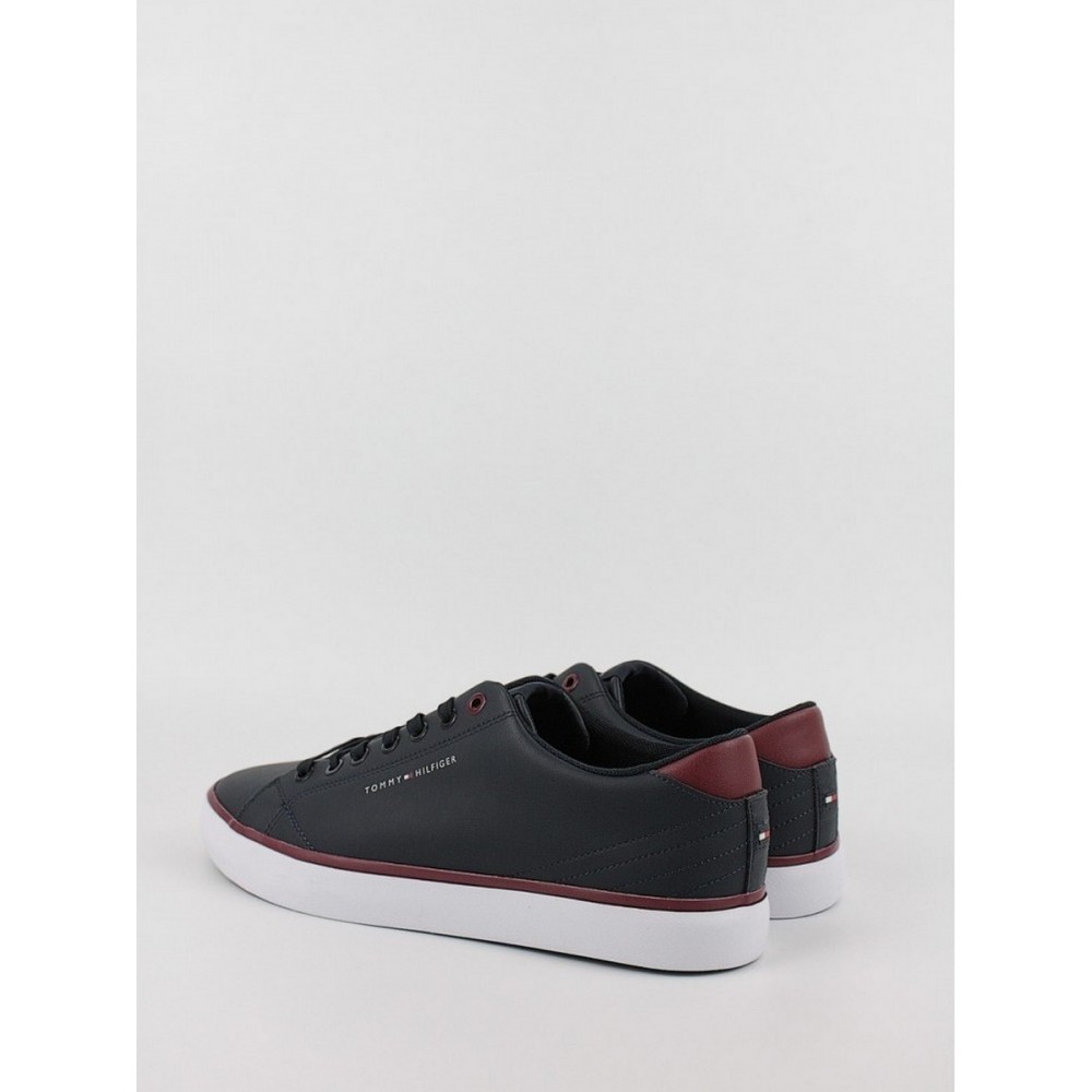 Ανδρικά Sneaker Tommy Hilfiger Th Hi Vulk Core Low Letaher FM0FM05041-DW5 Μπλε