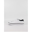 Ανδρικά Sneaker Tommy Hilfiger Th Hi Vulk Core Low Letaher FM0FM05041-YBS Ασπρο