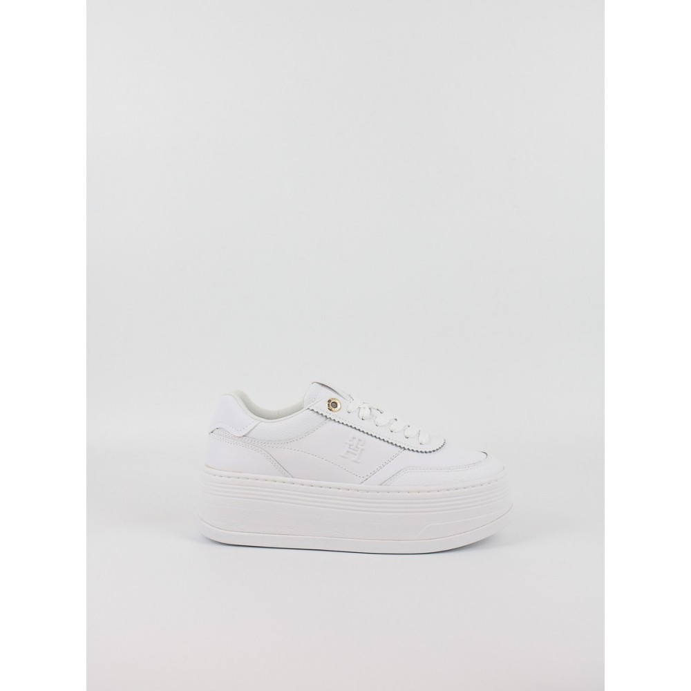 Women Sneaker Tommy Hilfiger Platform Lux Court Sneaker FW0FW08379-YBS White