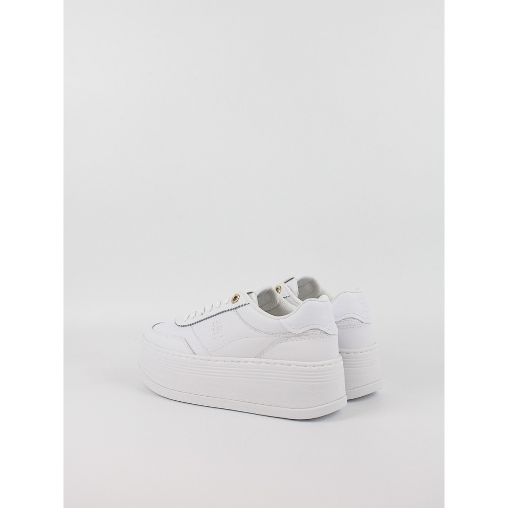 Women Sneaker Tommy Hilfiger Platform Lux Court Sneaker FW0FW08379-YBS White