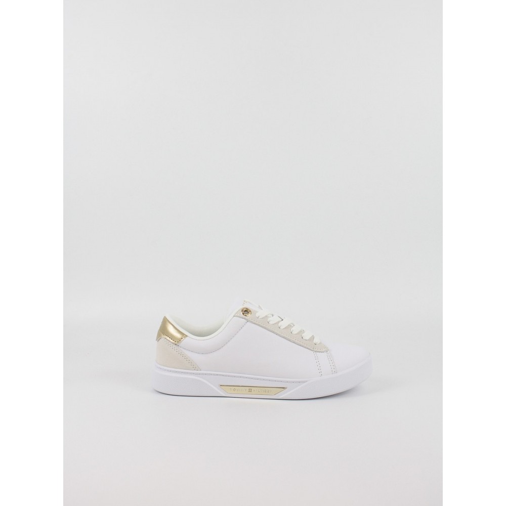 Women Sneaker Tommy Hilfiger Chic Court Sneaker FW0FW08382-YBS White