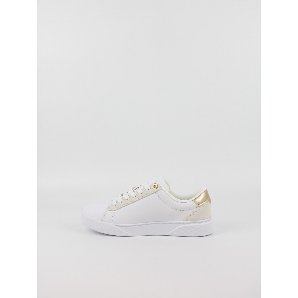 Women Sneaker Tommy Hilfiger Chic Court Sneaker FW0FW08382-YBS White