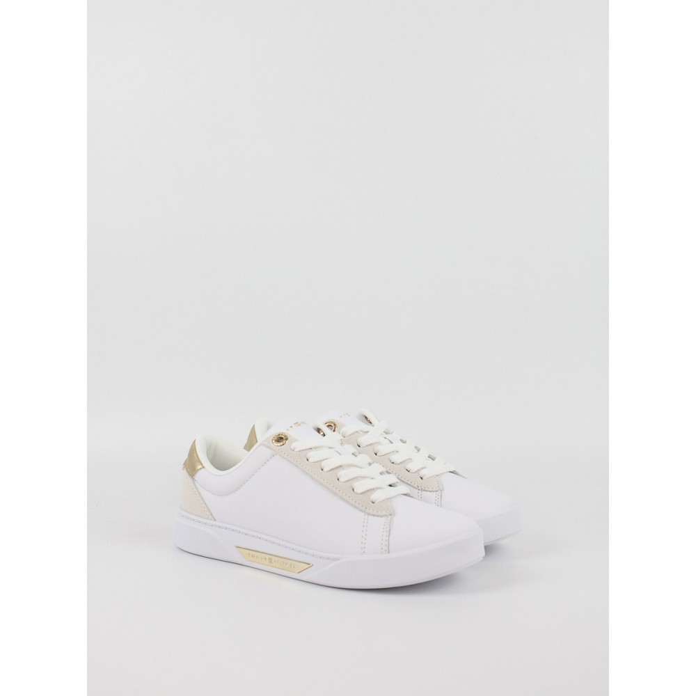 Women Sneaker Tommy Hilfiger Chic Court Sneaker FW0FW08382-YBS White