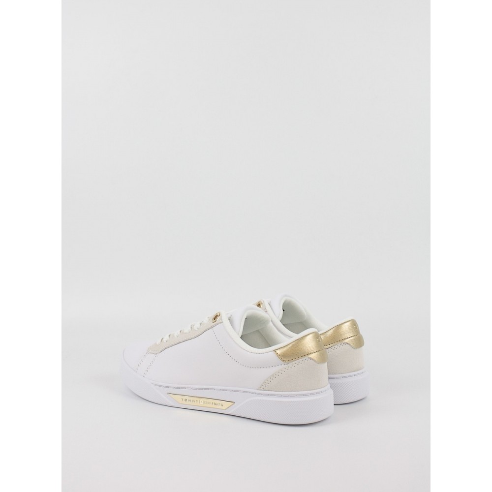 Women Sneaker Tommy Hilfiger Chic Court Sneaker FW0FW08382-YBS White