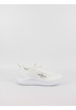 Γυναικεία Sneaker Calvin KLein Eva Runner Low Lace Mix Ml Wn YW0YW01442-0K4 Ασπρο