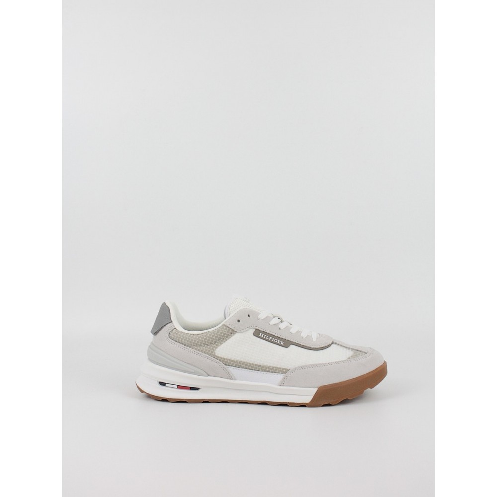 Ανδρικά Sneaker Tommy Hilfiger Retro Runner Sessonal FM0FM05328-YBS Ασπρο