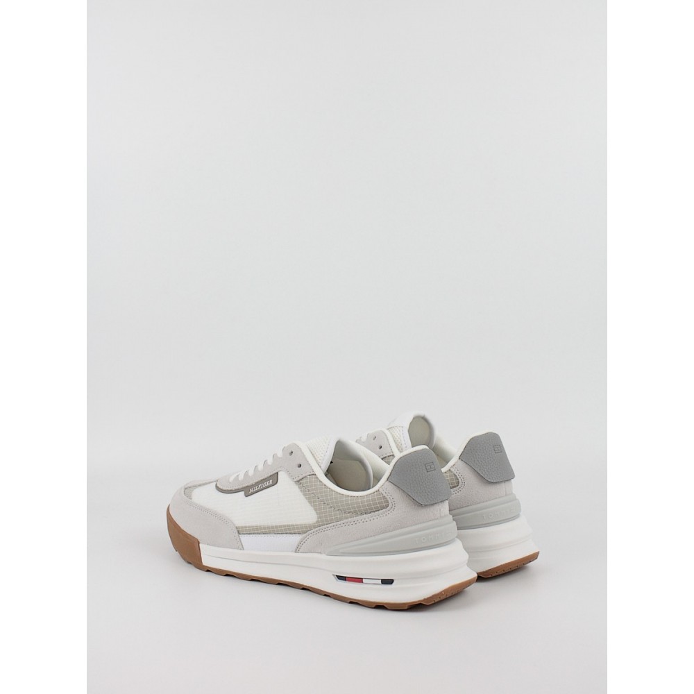 Ανδρικά Sneaker Tommy Hilfiger Retro Runner Sessonal FM0FM05328-YBS Ασπρο