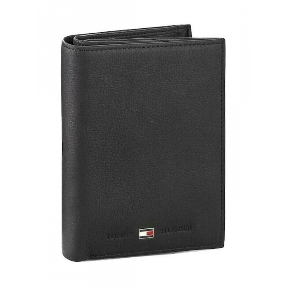 Ανδρικό Πορτοφόλι Tommy Hilfiger Johnson N/S Wallet W/Coin Pocket AM0AM00664-002 Μαύρο