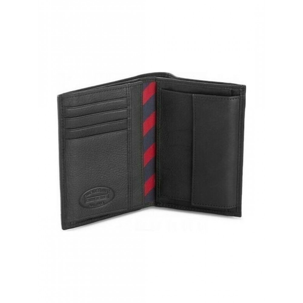 Ανδρικό Πορτοφόλι Tommy Hilfiger Johnson N/S Wallet W/Coin Pocket AM0AM00664-002 Μαύρο