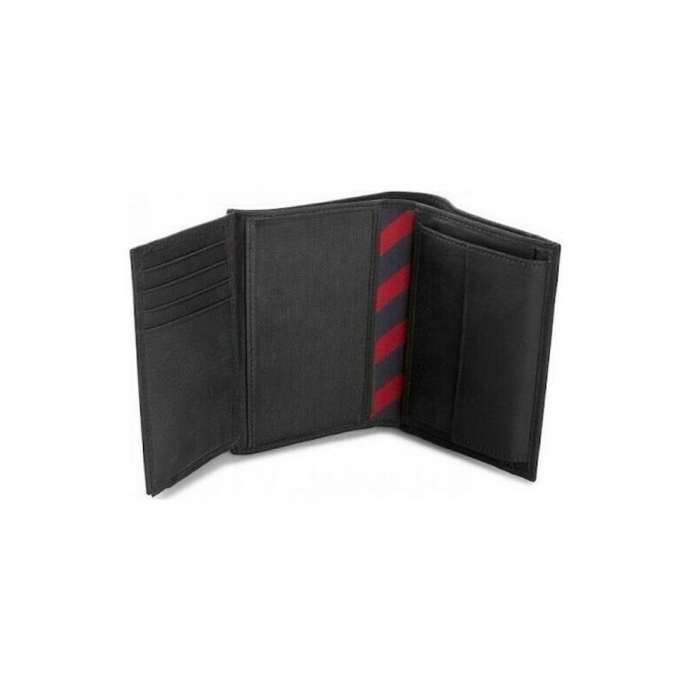 Ανδρικό Πορτοφόλι Tommy Hilfiger Johnson N/S Wallet W/Coin Pocket AM0AM00664-002 Μαύρο