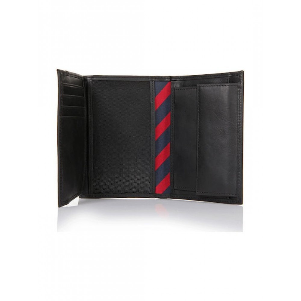 Ανδρικό Πορτοφόλι Tommy Hilfiger Johnson N/S Wallet W/Coin Pocket AM0AM00664-002 Μαύρο