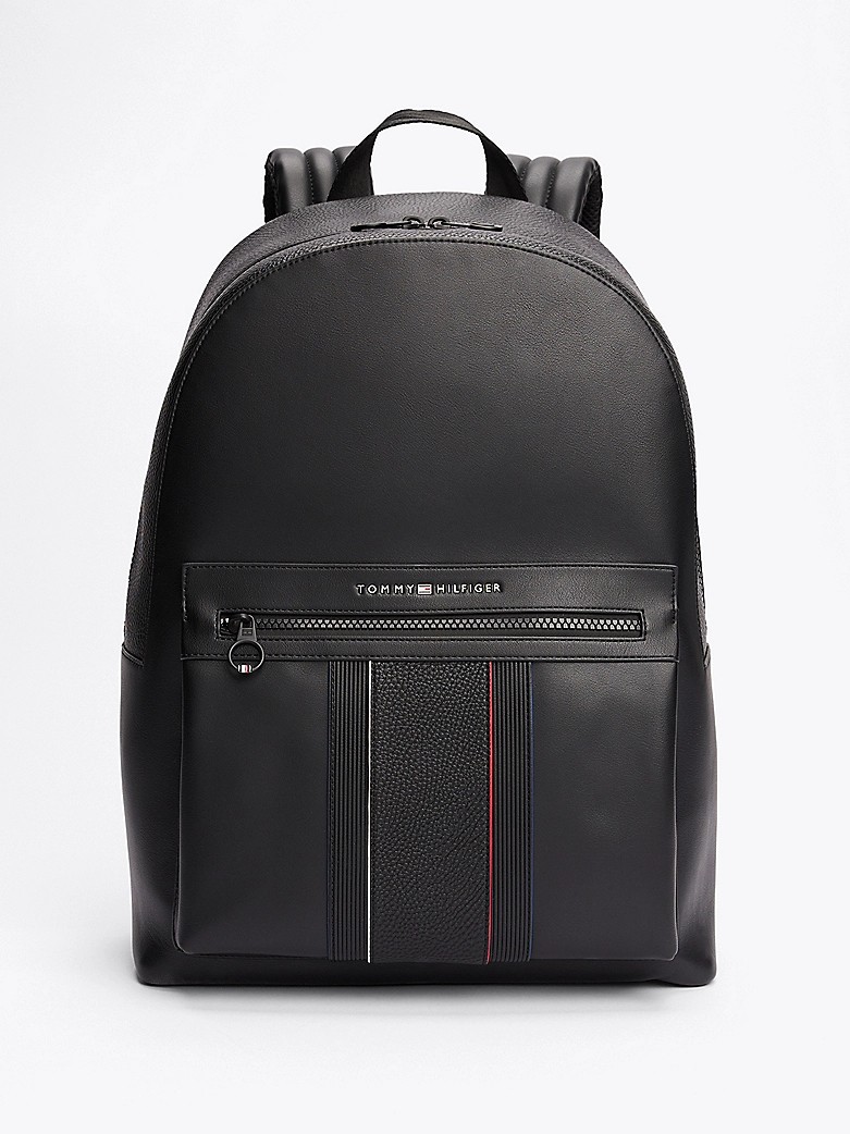 Ανδρικό Σακίδιο Πλάτης Tommy Hilfiger Th Foundation Backpack AM0AM13609-BDS Μαύρη