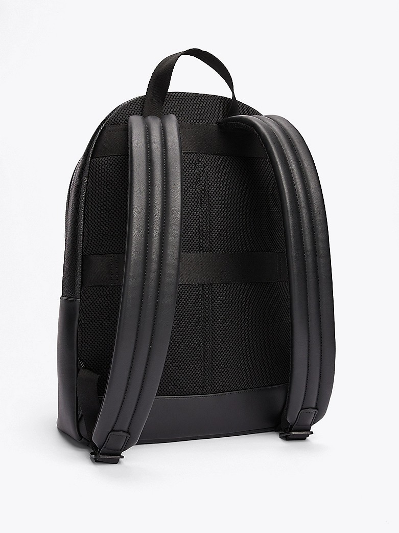 Ανδρικό Σακίδιο Πλάτης Tommy Hilfiger Th Foundation Backpack AM0AM13609-BDS Μαύρη