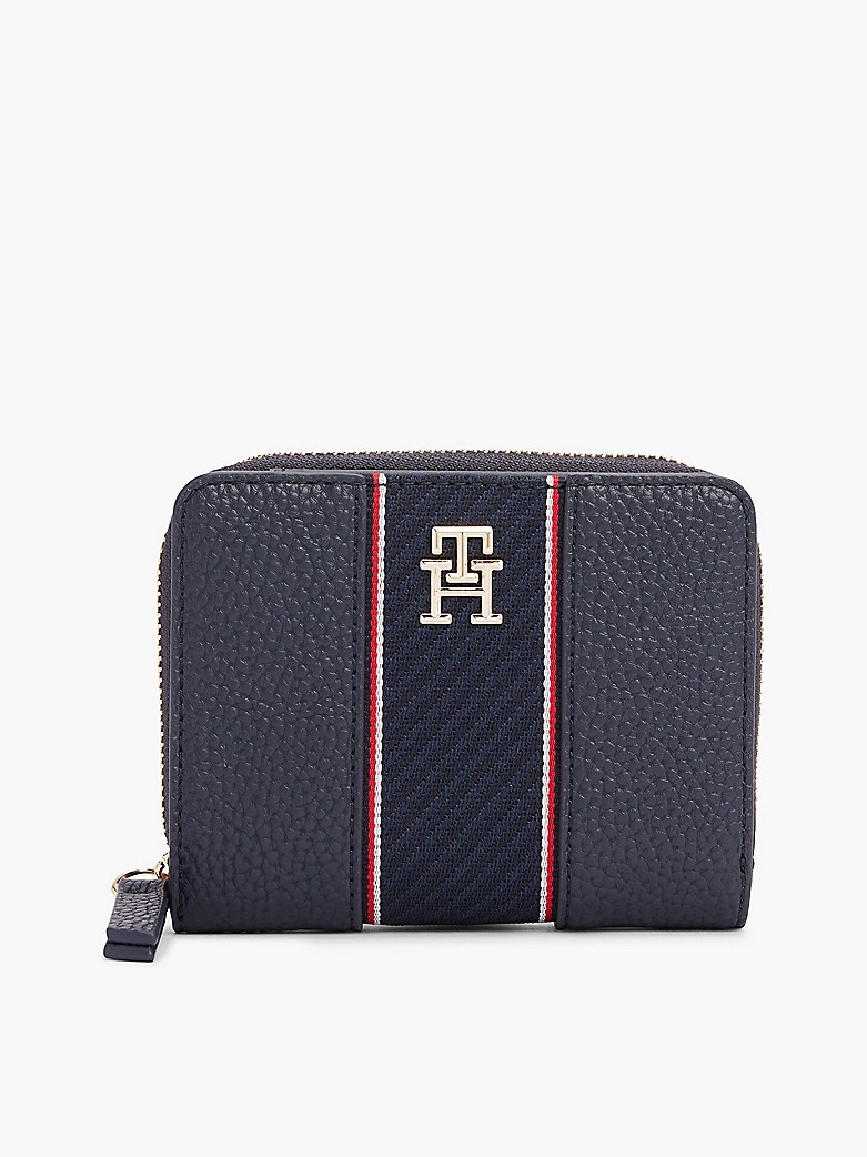 Γυναικείο Πορτοφόλι Tommy Hilfiger Th Legasy Med Za AW0AW16924-DW6 Μπλε