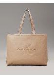 Γυναικεία Τσάντα Calvin Klein Sculpted Slim Tote 34 Mono K60K612222-PBF Μπεζ