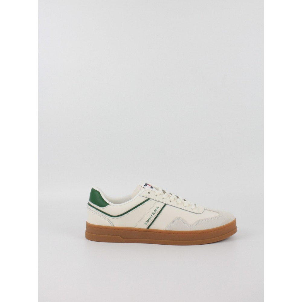 Men Sneaker Tommy Hilfiger The Greenwich Leather EM0EM01571-YBI Biege