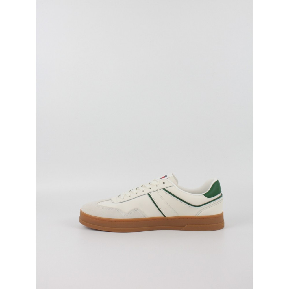 Men Sneaker Tommy Hilfiger The Greenwich Leather EM0EM01571-YBI Biege