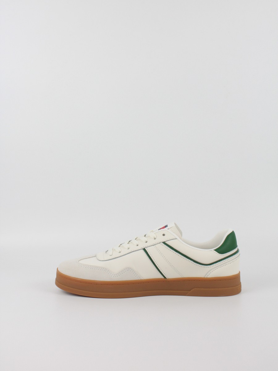 Men Sneaker Tommy Hilfiger The Greenwich Leather EM0EM01571-YBI Biege