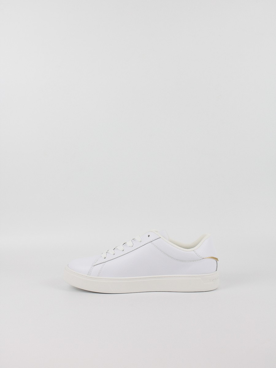 Women Sneaker Tommy Hilfiger Essential Court Sneaker FW0FW08320-YBS White