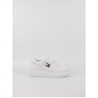 Women Sneaker Tommy Hilfiger TjwRetro Basket Flatform Ess EN0EN02506-YBS White