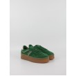 Women Sneaker Tommy Hilfiger The Greenwich Flatform Suede EN0EN02734-L2P Green