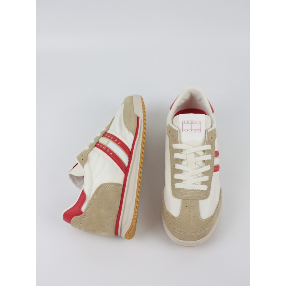 Women Sneaker Tommy Hilfiger Tjw Retro Runner Cleated EN0EN02717-ACT Ecru